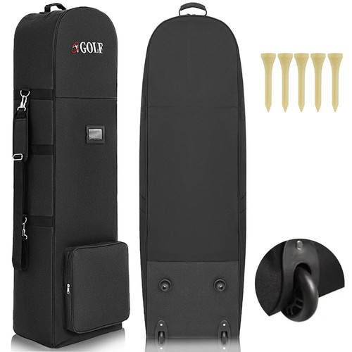Black padded golf holiday - black,
